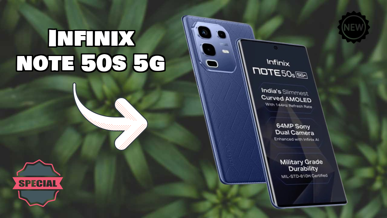 Infinix Note 50s 5G+ Display Size: 6.78 Inches (17.22 Cm) Screen Quality