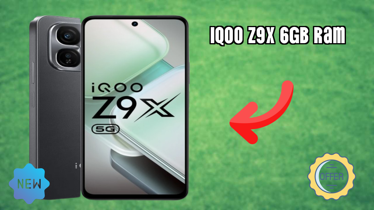 IQOO Z9x 6GB RAM Display Technology: 6.72 Inches (17.07 Cm) Screen