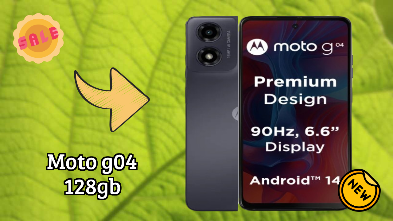 Moto G04 128GB Display Size: 6.56 Inches (16.66 Cm) Screen Quality