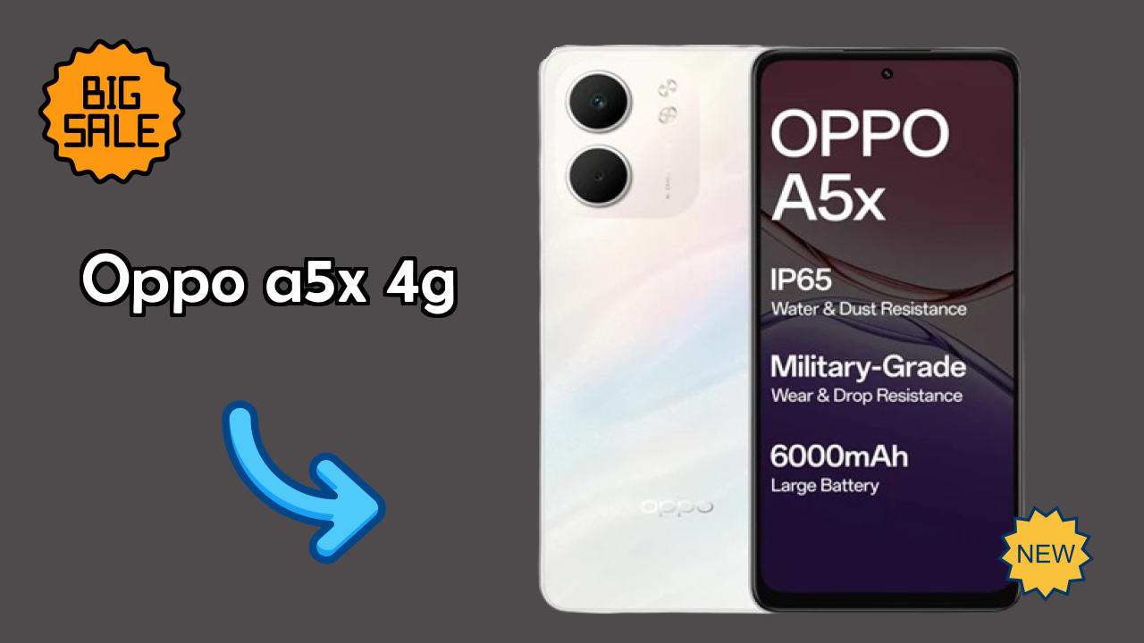 OPPO A5X 4G at ₹8,998 - Best Phone in This Price?