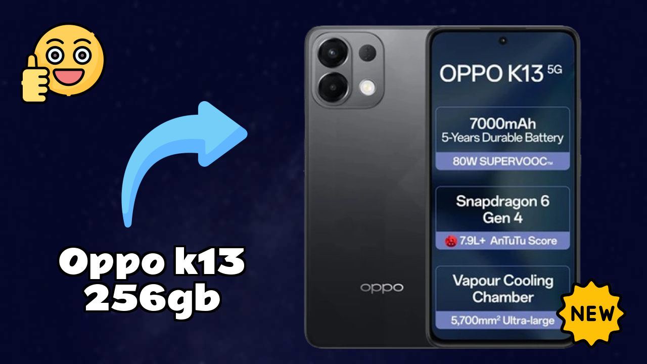 Get OPPO K13 256GB at Just ₹19,610 - Limited Time Offer!