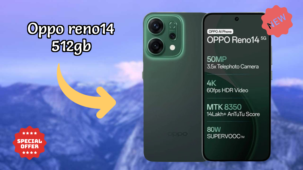 OPPO Reno14 512GB - Best Phone Under ₹42,999 in India Right Now