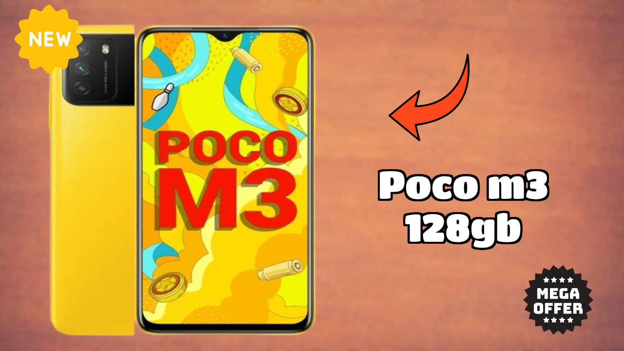 POCO M3 128GB Battery Life: 6000 MAh Charging Speed