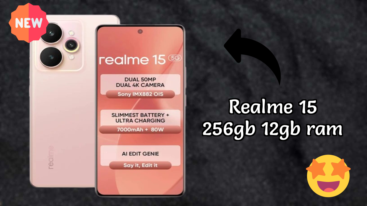 Realme 15 256GB 12GB RAM Gaming Performance with MediaTek Dimensity 7300 Plus Processor