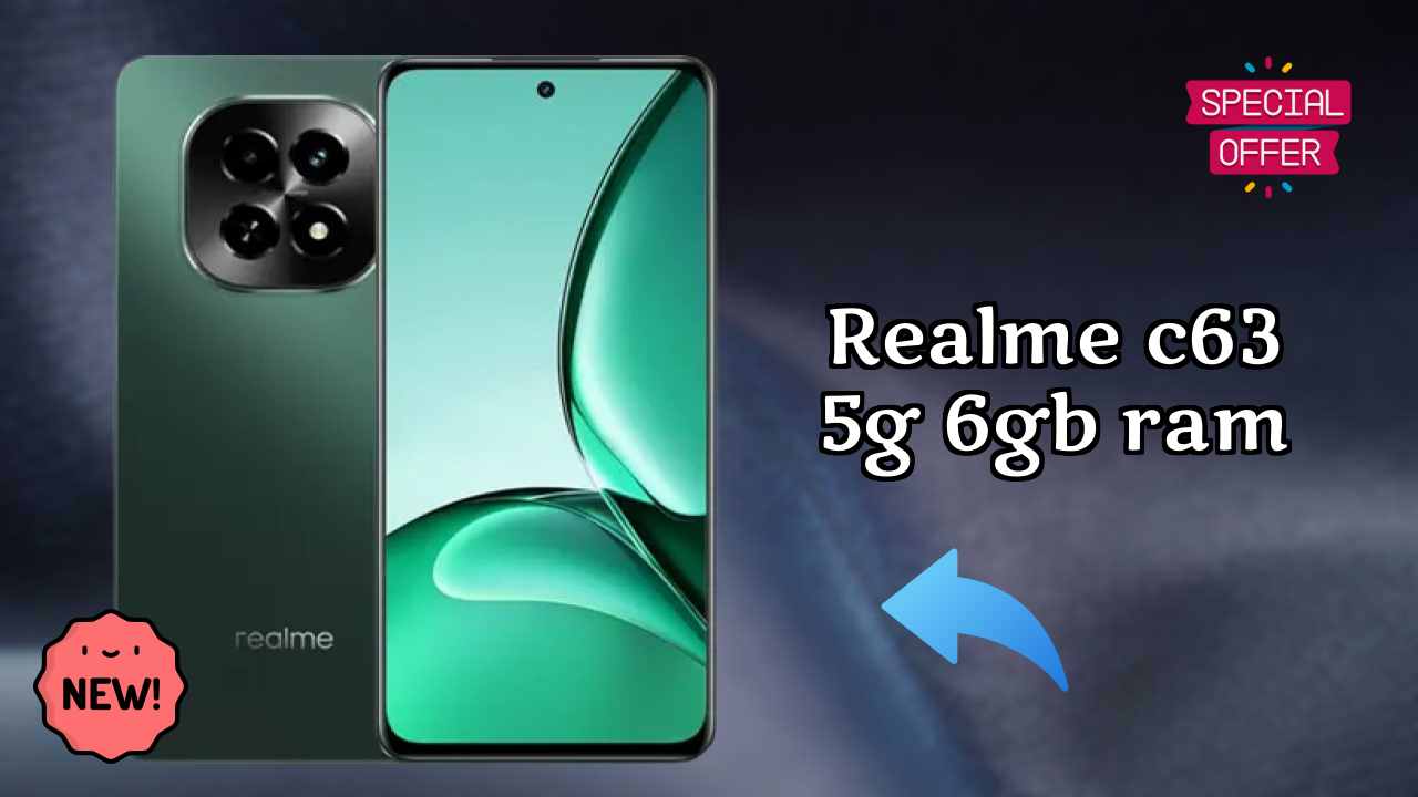 Realme C63 5G 6GB RAM Display Analysis: 6.67 Inches (16.94 Cm) Screen Quality