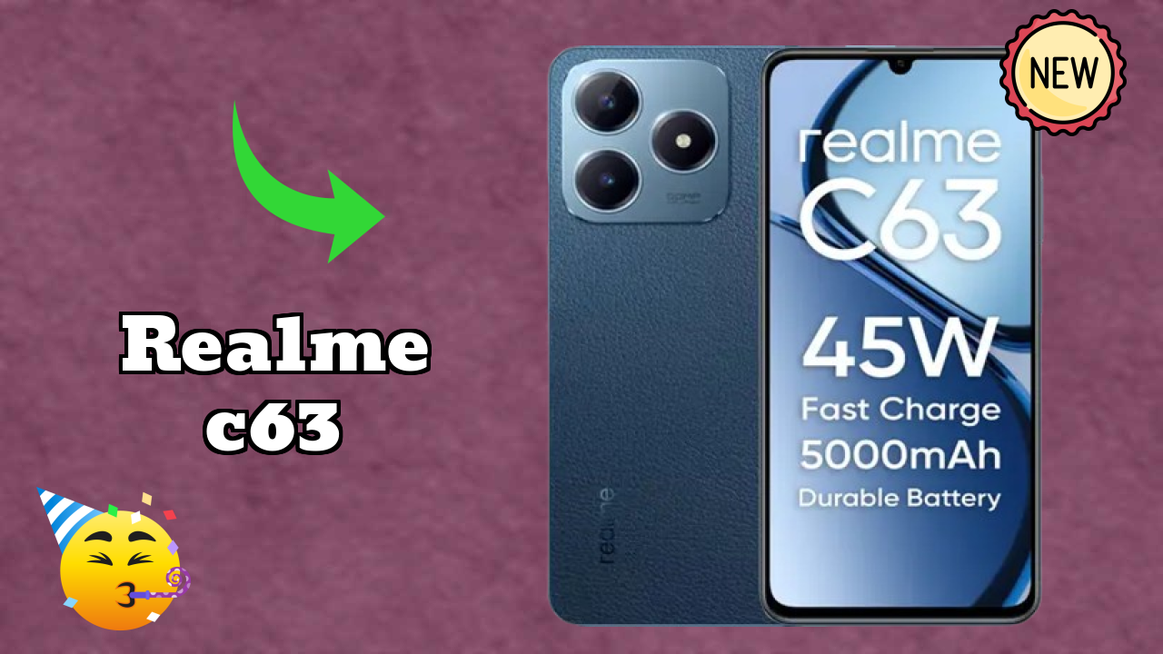 Realme C63 Display Technology: IPS LCD Quality