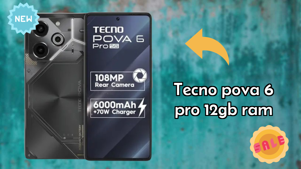 Tecno Pova 6 Pro 12GB RAM Display Quality: 6.78 Inches (17.22 Cm) Screen