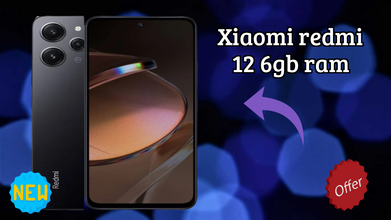 Xiaomi Redmi 12 6GB RAM Camera Quality: 8 MP Front Camera Selfie